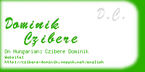 dominik czibere business card